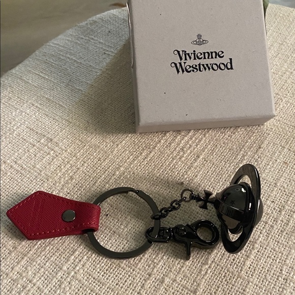 Trade for BC555 only Vivienne Westwood Red and Gunmetal Keyring - Picture 6 of 8